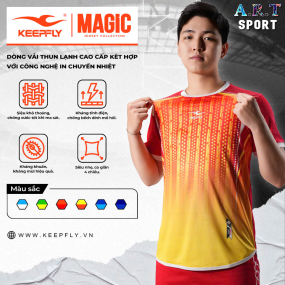 Quần áo đá banh Magic Jersey Collection - Vải thun lạnh cao cấp thoáng mát, siêu co dãn 4 chiều