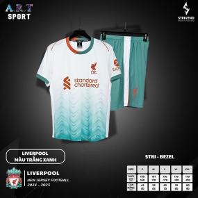 Quần Áo Đá Banh STRIVEND LIVERPOOL( Nam/ Nữ) - Chất Vải Xịn Thoáng Mát, Co Giãn Thấm Hút Mồ Hôi Tốt