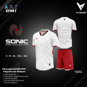 Bộ Quần Áo Đá Banh VH Sonic Chất Vải Mè Cao Cấp Thoải Mái Vận Động