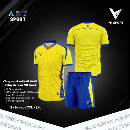 Bộ quần áo đá bóng VH KING KONG