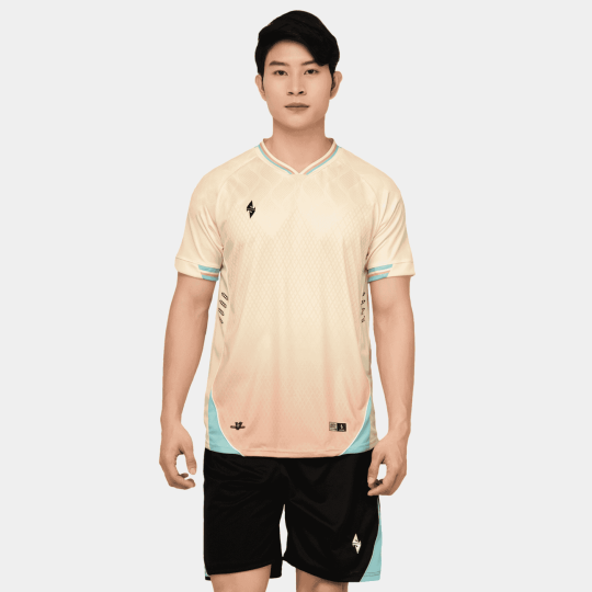 Bộ Quần Áo Bóng Đá Strivend V6 Kem