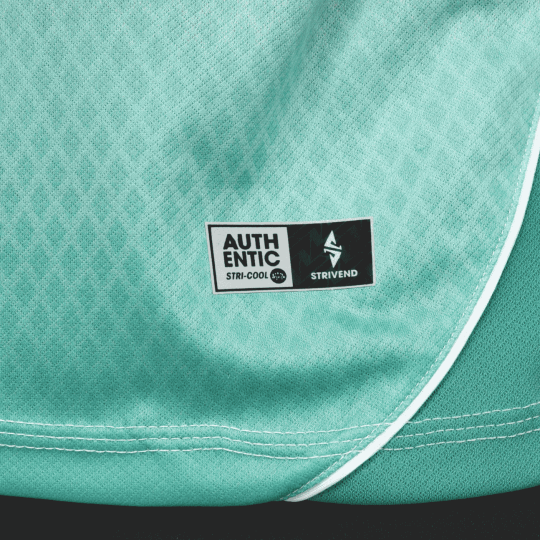 Bộ Quần Áo Bóng Đá Strivend V6 Trắng Xanh