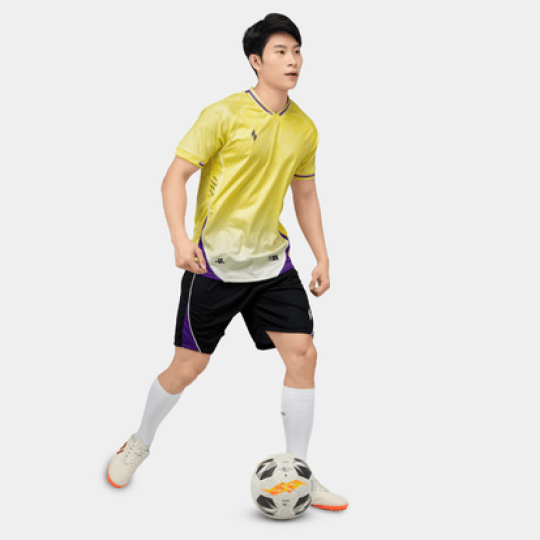 Bộ Quần Áo Bóng Đá Strivend V6 Vàng