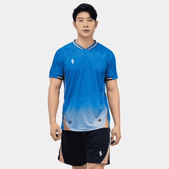 Bộ Quần Áo Bóng Đá Strivend V6 Xanh Bích