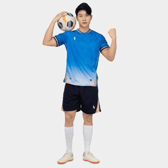 Bộ Quần Áo Bóng Đá Strivend V6 Xanh Bích