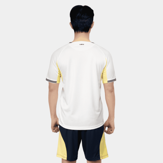 Bộ Quần Áo Bóng Đá Strivend V8 Trắng Vàng