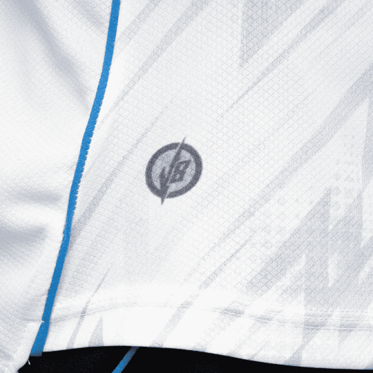 Bộ Quần Áo Bóng Đá Strivend V8 Trắng Xanh