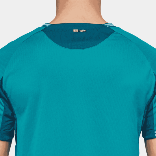 Bộ Quần Áo Bóng Đá Strivend V8 Xanh Cổ Vịt