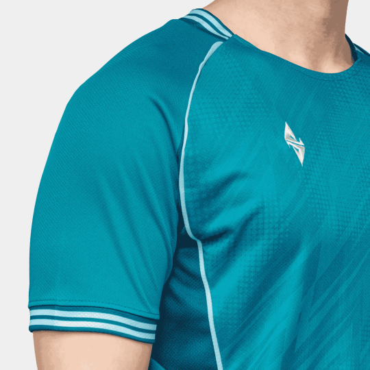 Bộ Quần Áo Bóng Đá Strivend V8 Xanh Cổ Vịt