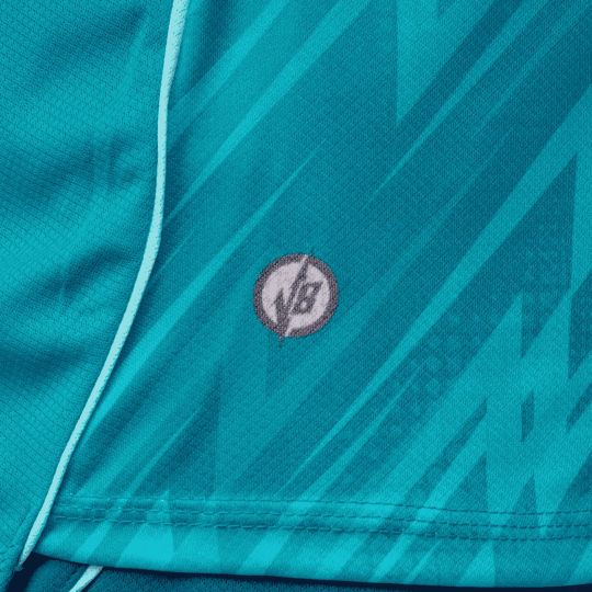 Bộ Quần Áo Bóng Đá Strivend V8 Xanh Cổ Vịt