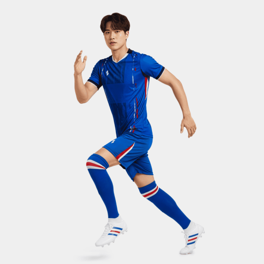 Bộ Quần Áo Bóng Đá Strivend V9 Xanh Bích