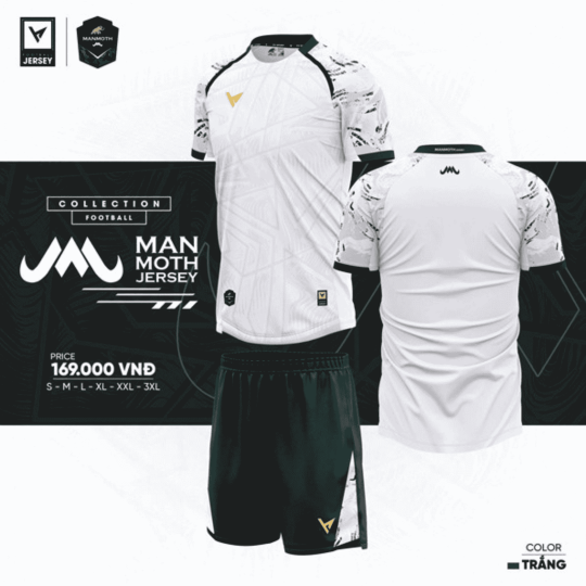 Quần áo đá banh không logo VH MAN MOTH