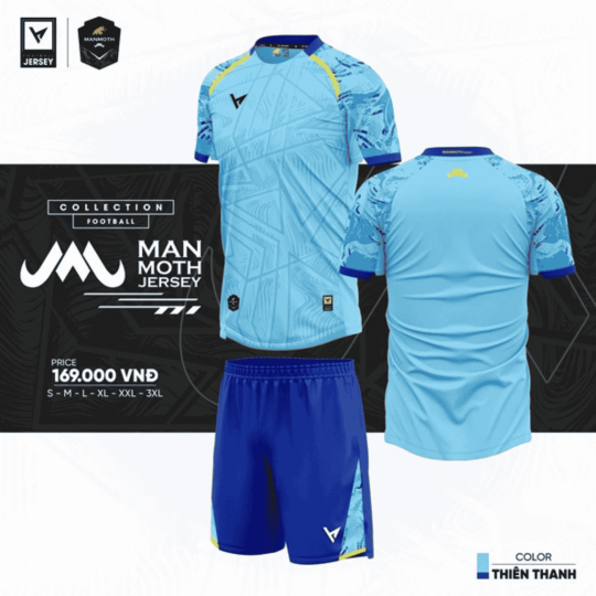 Quần áo đá banh không logo VH MAN MOTH