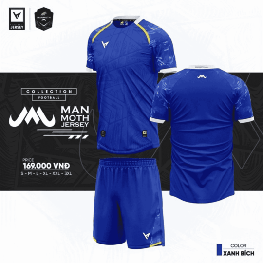 Quần áo đá banh không logo VH MAN MOTH